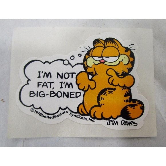 Vintage Garfield Odie Stickers Five Assorted Singles GUC Vintage 1980s - Picture 9 of 13
